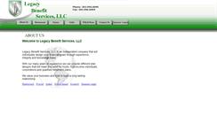 Desktop Screenshot of legacybenefitservices.com